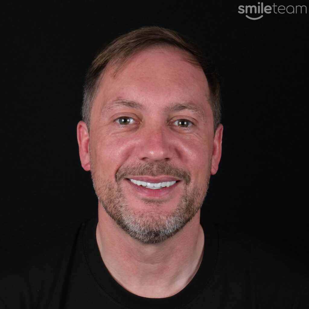 man receiving dental treatment in antalya